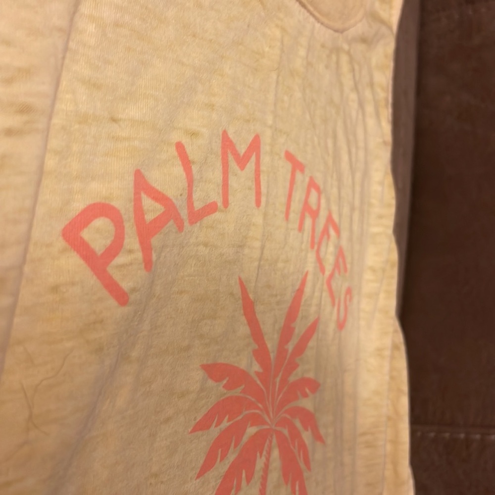Yellow beachy tank